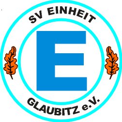Wappen / Logo des Vereins SV Einheit Glaubitz