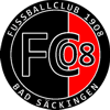 Wappen / Logo des Vereins FC 08 Bad Sckingen